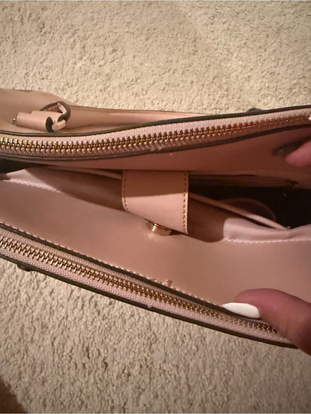 Women's Pink Dome Satchel Handbag